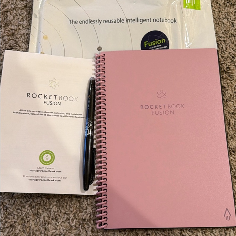 Rocketbook Fusion Pink Notebook